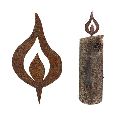 Kerzenflamme mit spieß - kerzenflamme, 15