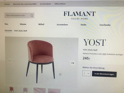 Flamant yost stuhl 3er set - flamant,, yost,
