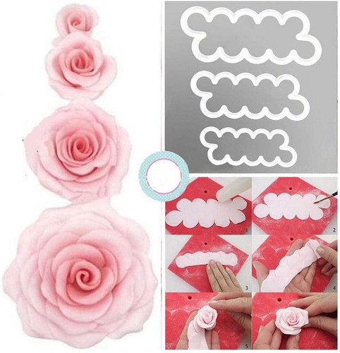 Kuchen rosen ausstecher set - kuchen,