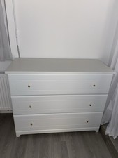 Wickelkommode/Kommode mit 3 Schubladen, Marke BabyOne, Massivholz