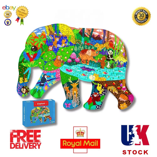 Elefant puzzle für kinder - elefant,