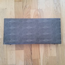 alter antiker Besteck Kasten leer blau grau Schatulle ca. 43cm x 19,5cm x 4,5cm