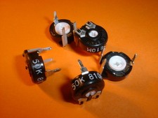 5x 50 kOhm Trimmer liegend
