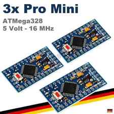 3x Pro Mini ATMega328 16 MHz - 5 Volt Board kompatibel zu Arduino