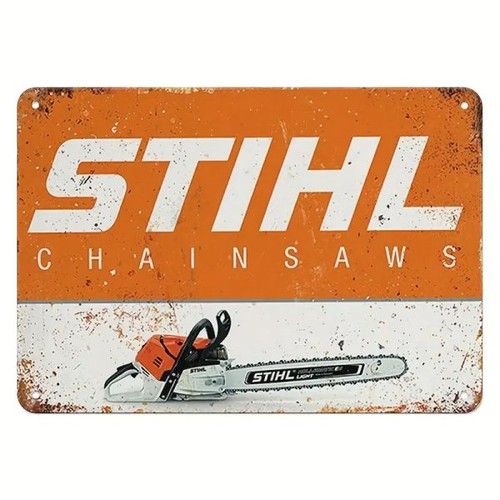 Blechschild stihl kettensäge - stihl,