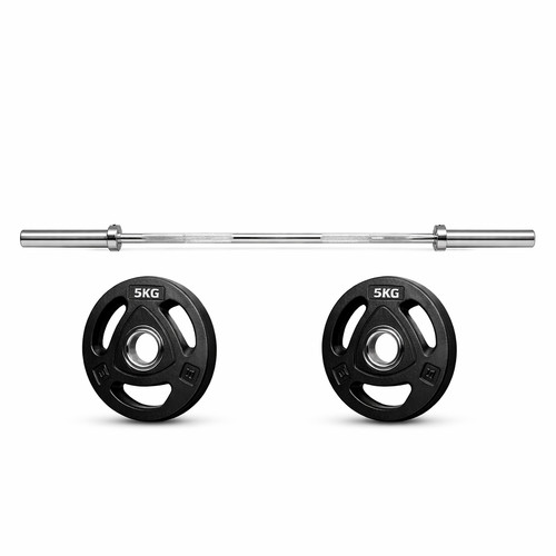 Olympia langhantel 120cm set - 120cm,