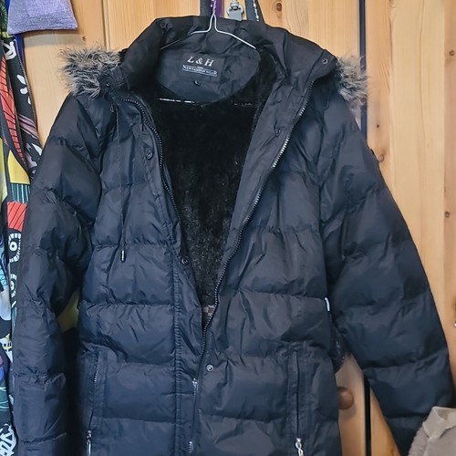 Parka jacke l schwarz - jacke,