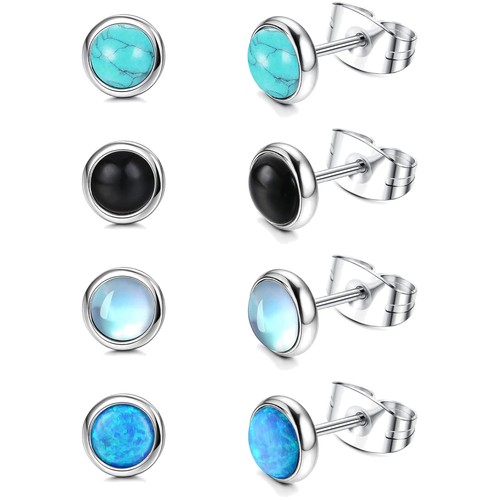 Ohrstecker set mondstein - ohrstecker, opal