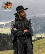  Wasserdicht Regenjacke Raincoat Regenmantel mit Kapuze Regenschutz Regenponcho 