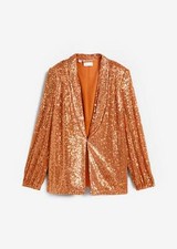 Pailletten-Blazer mit