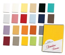 Spannbettlaken Jersey mit Elasthan - Spannlaken Spannbetttuch hochwertig 3052