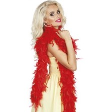 Rote feder boa karneval - boa,
