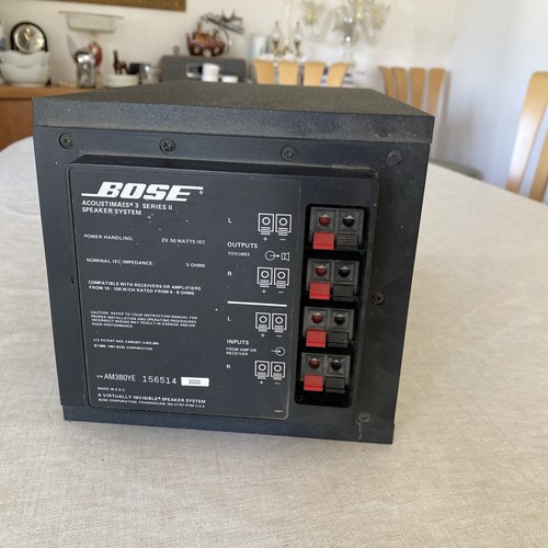 Bose acoustimass series - 3, ii