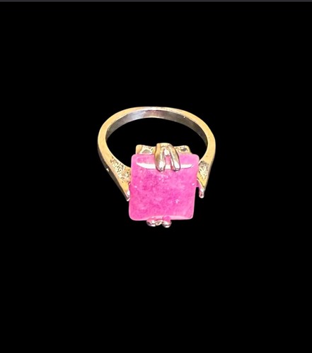 Rose turmalin ring echt - rose,