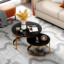 2er/Set 80&60cm Couchtisch