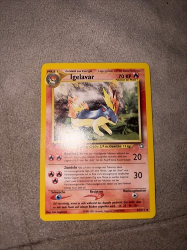 Pokemon karte igelavar - karte,