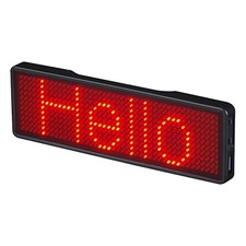 2X(Bluetooth LED Namens Schild