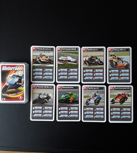 Motorräder quartett spiel - (,