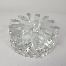Vintage glas stövchen klar - stövchen,