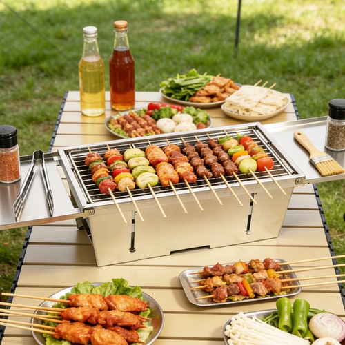 Edelstahl holzkohlegrill grill - edelstahl,