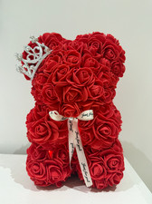 Rosenbär Teddybär mit LED