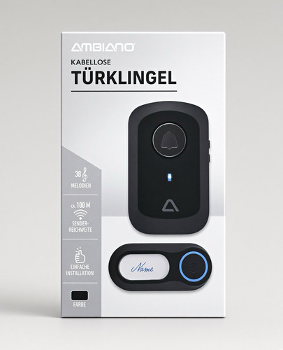 Ambiano kabellose türklingel - ambiano,