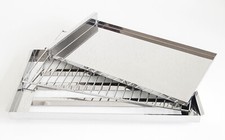 Grillrost Flammabdeckung Fettauffangwanne Set für Gasbräter Gastrobräter Grill