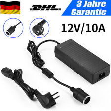 230V AUF12V KFZ NETZADAPTER NETZTEIL 10A 120W GLEICHRICHTER SPANNUNGWANDLER DHL