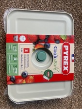 (NEU) Pyrex Cook & Save Glas Aufbewahrungsbehälter - s