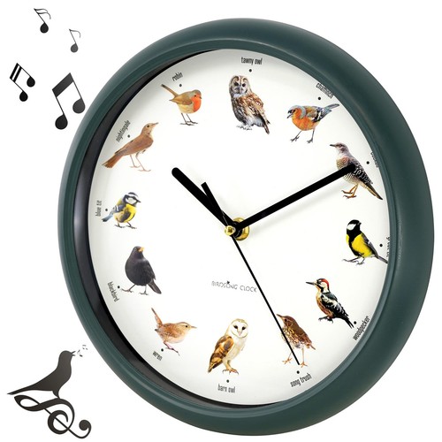 Geezy singvogel wanduhr mit - singvogel,