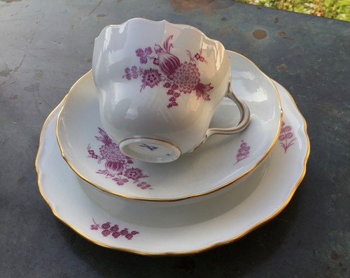 Meissen kaffeegedeck purpur - meissen,