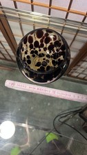 Glas Teelichthalter Leopard