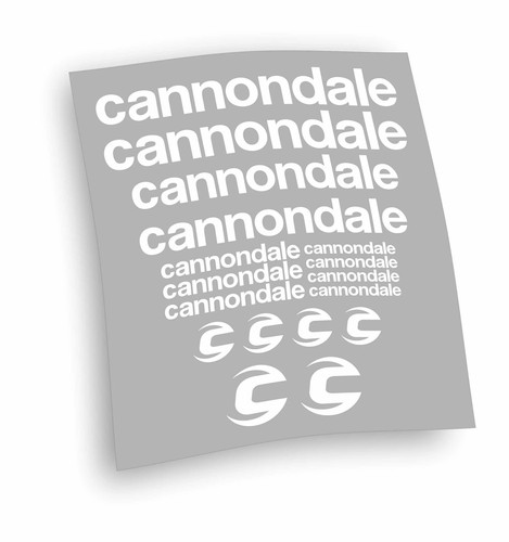 Cannondale aufkleber set - set, logo