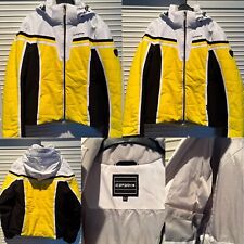 Skijacke Icepeak Damen Gr. 42 Neuwertig Schwarz/gelb 