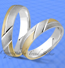 Trauringe Eheringe FEINGOLD PLATIERT  925 Silber , J122