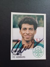 William Jimmy Hartwig FC Homburg Panini 87 Sammelbild signiert ungeklebt 