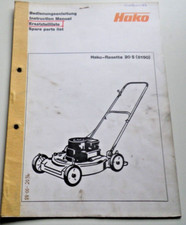 Bedienungsanleitung Ersatzteilliste Hako-Rasetta 20 S (8150) Hako Hausdruckerei