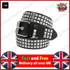 Unisex Leather Belt 3 Row