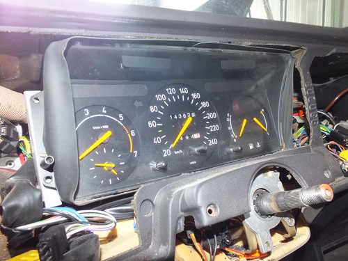 Saab 900 cabrio - saab, tacho