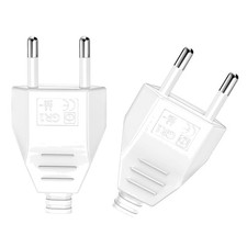 Eurostecker Flach, 2 Stück