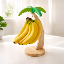 Bananenhalter Holz Hängeregal