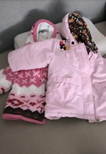 Mädchen Baby Winterpaket Jacke, Hose, Kleid, Gr. 74/80, 5 Teile