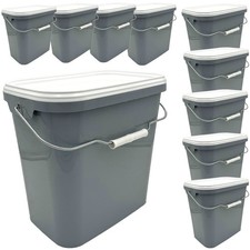 10 x Eimer rechteckig mit