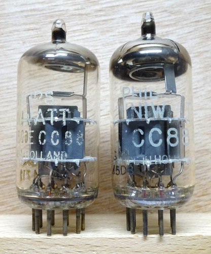 Pair philips miniwatt ecc88 - pair:,