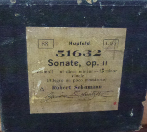 Pianola roll hupfeld schumanns - pianola,