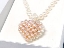 Man Sang Collection | Perlenkette | Perlen Schmuck | Herz | 40-45cm 925er Silber