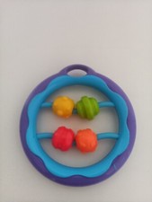 Retro Vintage Rassel Baby Greifling Kinderwagen Spielzeug Bunt Plastik Konvolut 