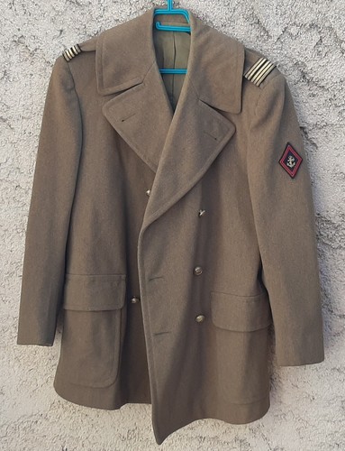 Ww2 superb overcoat - overcoat, colonel