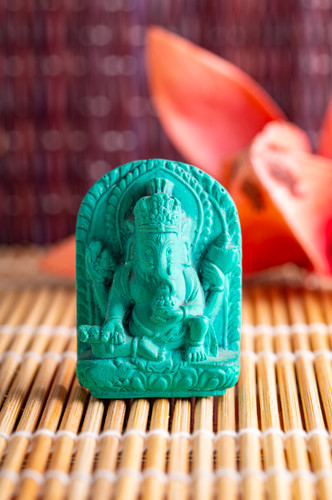 Ganesha aus echten - , türkis