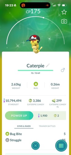 Pokemon shiny caterpie - pokemon,